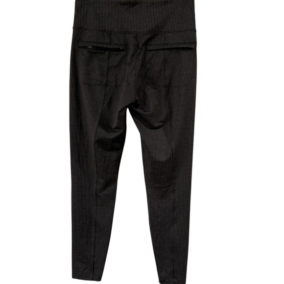 Athleta Delancey Houndstooth Tight Womens Medium Black Coffee Brown 631729 - Picture 2 of 6